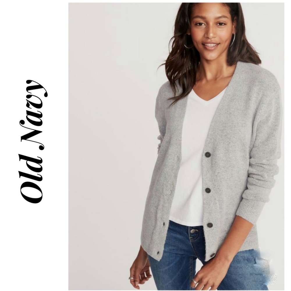 OLD NAVY Soft-Brushed V-Neck Cardigan NWT - Picture 1 of 3